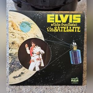 1973 Elvis Aloha From Hawaii 2 Record Set Vintage Vinyl